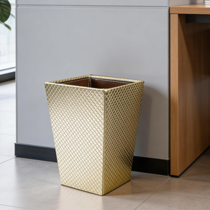 Cubo de Basura Decorativo de Cuero, Cesto de Basura de Cuero para Dormitorio, Baño, Cocina, Oficina, Hotel, Sala de Estar y Decoración del Hogar - Product Image 6