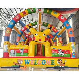 Castillo Inflable de PVC al por Mayor, Garantía de 12 Meses, Marca Viet Nam Thuy Linh, Uso para Juegos, Fácil Instalación, Transporte Seguro - Product Image 5