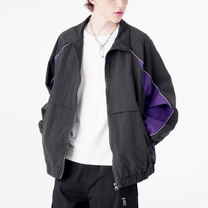 Vestes coupe-vent personnalisées avec logo pour hommes, vêtements de sport d'extérieur, vestes coupe-vent OEM respirantes, vestes coupe-vent grandes tailles pour hommes - Product Image 6