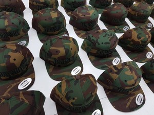 Trapsuit Camouflage Snapback <b>Cap</b> 6-Panel Adjustable Unisex Street Style Baseball Hat with Embroidery Logo Front Panel - Product Image 1