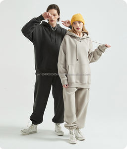 Conjunto de Sudadera con capucha de gran tamaño para hombre de invierno con logotipo personalizado 100% sudadera gráfica de algodón último diseño sudaderas con capucha gráficas impresas en 3D para hombre - Product Image 3