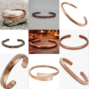 Bracelet manchette ajustable en cuivre pur, style bohème tendance, fait main, empilable, pour femme, idéal pour les fêtes - Product Image 1