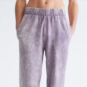 <b>Men</b> Tie Dye Sweatpants <b>Elastic</b> Waist Casual Joggers Midweight Cotton Streetwear Acid Wash <b>Trouser</b> - Product Image 6