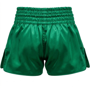 Shorts de Muay Thai, taille universelle, tissu satiné, vêtements d'entraînement de boxe - Product Image 3