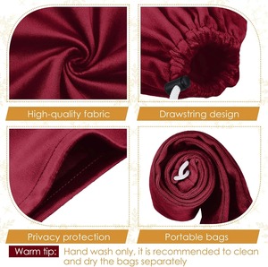 Sac à poussière en satin personnalisé pour chaussures, bijoux, montres, cosmétiques et emballages de luxe avec service de marque privée OEM - Product Image 6