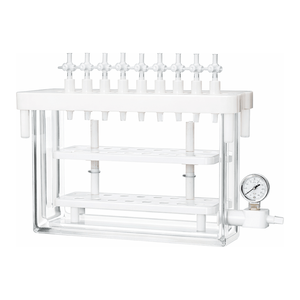 Colector de Vacío para Cromatografía SPE de 12-24 Puertos, Vidrio Especial para Preparación de Muestras - Product Image 2