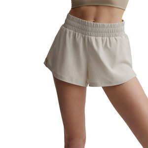 Pantalones de yoga personalizados de cintura alta, pantalones cortos casuales, pantalones deportivos ligeros para mujer, pantalones cortos de gimnasio transpirables y de secado rápido. - Product Image 5