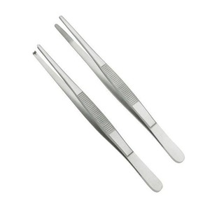 Nuevos Pinzas de Cirugía Rectas de 6 mm x 0.4 mm con Mandíbula Recubierta de Diamante, Longitud Total de 180 mm, Acero Inoxidable, Manuales - Product Image 2