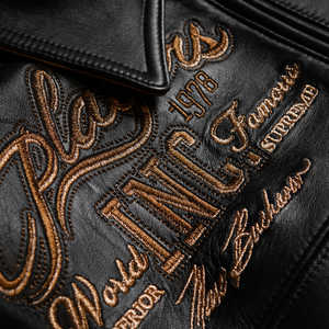 OEM Fashion Design Varsity Men's Winter <b>Jacket</b> New Arrival Heavy Embroidery <b>Rhinestone</b> Waterproof Windproof Vintage Decoration - Product Image 5