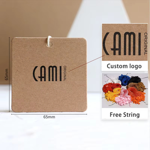 Boxit.pk Eco Friendly Seed <b>Paper</b> Hang Tags <b>Plantable</b> Clothing Tags with Seeds Custom Logo Garment Labels - Product Image 3