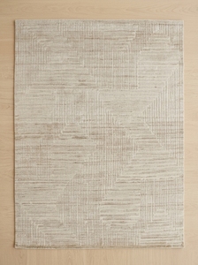 Alfombra Hecha a Mano con Nudos, Diseño Floral Tradicional - Product Image 6