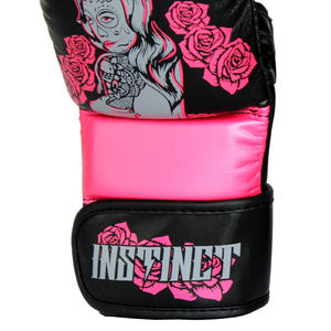 Guantes de Sparring de Piel de Primera Calidad para MMA, Medios Dedos, Impermeables, Transpirables, para Uso Diario, para Mujer - Product Image 4