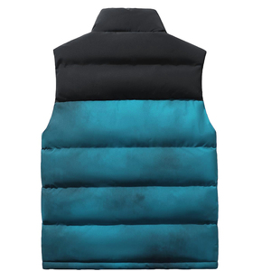 Men Quilted Puffer Vest Winter Sleeveless Jacket Warm Body <b>Warmer</b> Windproof Casual Outdoor Vest OEM Custom Supplier - Product Image 6