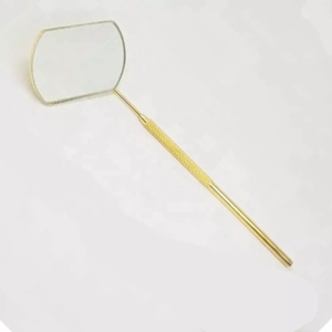 Dernier modèle de miroir de poche ovale en acier inoxydable personnalisé et lumineux de la société Nadeem Surgical Corporation Private Limited - Product Image 1