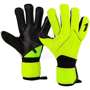 Gants de gardien de but de football professionnels, durables, respirants, avec fermeture auto-agrippante, adhérence optimale pour la paume, pour entraînement et matchs. - Product Image 6