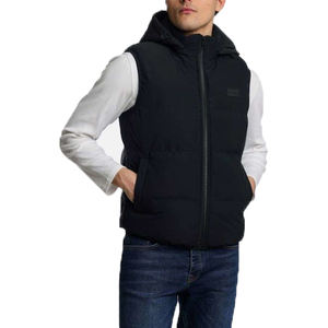 Chaleco Acolchado Sin Mangas para Invierno, con Logotipo Personalizado, Impermeable, Brillante, con Capucha, para Hombre - Product Image 5