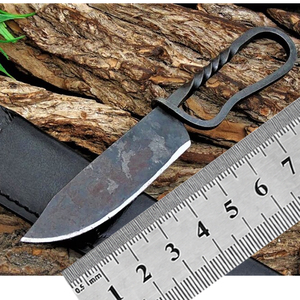 Cuchillo de Cinturón Medieval MORTAL SAGA, Cuchillo Vikingo para el Cuello, Forjado a Mano en Acero Inoxidable, Multifuncional para Viajes y Camping - Product Image 3