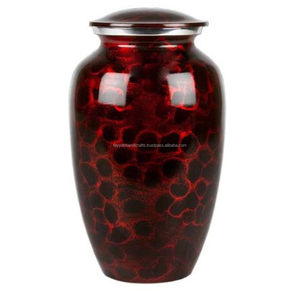 Urnes en laiton faites à la main pour les cendres humaines sculptées Style nautique décor à la maison emballage personnalisé - Product Image 2