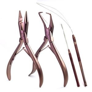 Herramienta de extensión de cabello de acero inoxidable, alicates, nueva herramienta, crimpadora de ondas de cuentas y alicates de extracción, herramienta de estilismo de bucle y gancho para rastas - Product Image 5