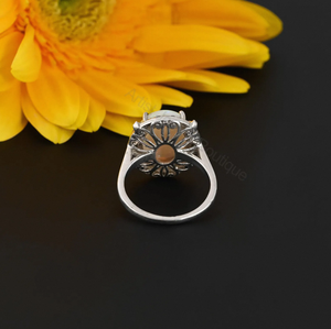 Classic 925 Silver <b>Jade</b> <b>Ring</b> Bezel Setting Women's Gemstone Jewelry Everyday Wear - Product Image 6