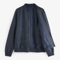 Blouson d'hiver à col montant en toile polyester/nylon, design tendance, imperméable, logo sur le devant, vente en gros pour hommes