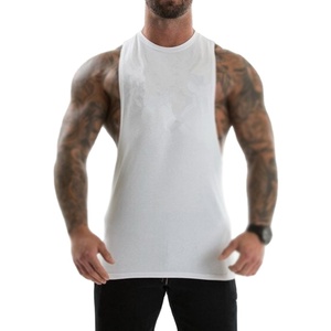 Camiseta sin mangas de algodón para hombre, chaleco deportivo de marca, ropa interior muscular, insignia, sin mangas, gimnasio, culturismo, deportes de ocio, camiseta interior con tirantes - Product Image 1