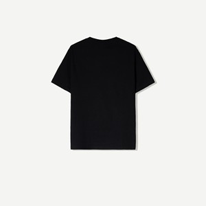 เสื้อยืดผู้ชายทรงเข้ารูปสีดำ ผ้าฝ้าย 100% รับทำโลโก้ พรีเมียม เนื้อผ้านุ่ม สวมใส่สบาย เสื้อยืดพื้นฐาน รับผลิตจำนวนมาก ผู้ผลิตเสื้อผ้า OEM - Product Image 5