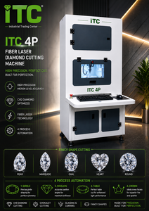 เครื่องตัดไฟเบอร์เลเซอร์ ITC แบบเพชร ระบบ CNC อัตโนมัติเต็มรูปแบบ ควบคุมด้วยระบบ Galvo พร้อมระบบปรับระดับด้วยตัวเอง - Product Image 6