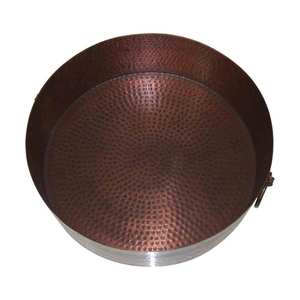 Newly Designed Copper Metal Hammered Pedicure Bowl Large Round <b>Shape</b> <b>for</b> Nail Salon Use At Wholesale Price - Product Image 1