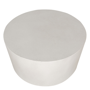 Mesa de Centro Redonda Moderna y Minimalista de GFRC Blanca, Ligera, Móvil, Decorativa para Sala de Estar, Fácil de Limpiar - Product Image 4
