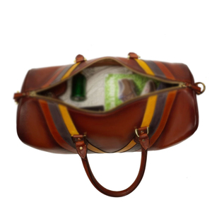 Casual Fashion Customized Logo Top Quality Leather Duffle Bag <b>Backpack</b> <b>Large</b> Capacity Leather Duffle Bag For Gym Sports - Product Image 6