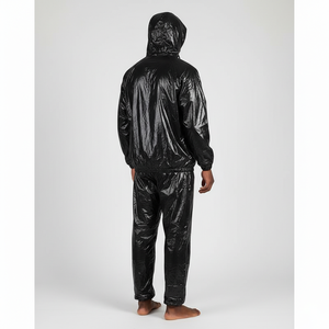 Traje de Sauna Unisex de Cuerpo Entero, Sudadera con Capucha para Gimnasio, Chaqueta de Sauna para Pérdida de Peso, Entrenamiento, Boxeo, MMA, Lucha Libre - Product Image 4