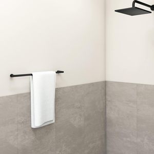 Premium Bathroom Decor Metal Towel Holder Towel Rack Durable Hanger for Bathroom <b>Clothes</b> Available At Lowest Price - Product Image 4