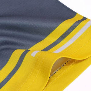 ชุดเสื้อเจอร์ซีย์แพเดลสีเหลืองไล่เฉดแบบยูนิเซ็กซ์ แขนสั้น ผ้าโพลีเอสเตอร์ซับเหงื่อ ระบายอากาศได้ดี เหมาะกับทุกฤดูกาล สำหรับผู้ใหญ่ ทรงปกติ - Product Image 6