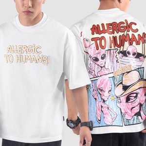 Camiseta Estampada para Hombre de la Mejor Calidad, Diseño Hecho en Pakistán, Manga Corta, Ligera, 100% Algodón, Color Sólido, OEM ODM Puff - Product Image 3