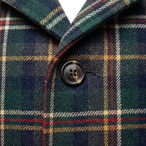 Manteau en laine à carreaux pour femmes, hiver |   Manteau long classique à carreaux, style smart casual |   Usine de fabrication en gros OEM ODM |   Marque privée |   Quantité minimale de commande faible - Product Image 6