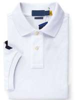 Chemise d'été à manches longues pour homme avec grand logo RL brodé, en tissu tricoté anti-plis et motif imprimé
