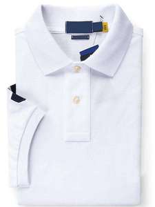 เสื้อเชิ้ตแขนยาวผู้ชายสำหรับฤดูร้อน พร้อมลายปักโลโก้ RL ขนาดใหญ่ ผ้าถักกันยับ และลายพิมพ์ - Product Image 1