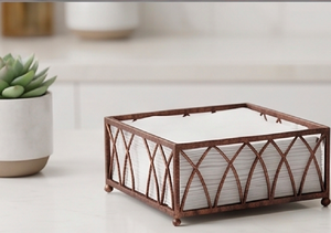 Porta Servilletas de Alambre Metálico Hecho a Mano, Elegante Accesorio de Mesa para la Cena, Perfecto para Uso en Hoteles y Restaurantes - Product Image 4