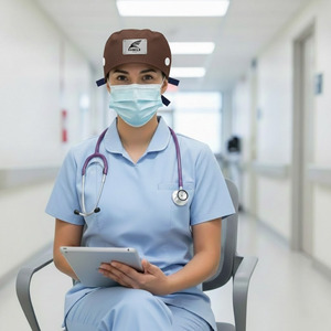 Gorro Quirúrgico de Algodón Ajustable y Personalizable, Gorro de Enfermería para Hospitales, Doctores y Enfermeras, Gran Venta 2026 - Product Image 3