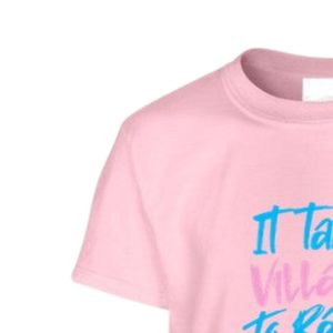 T-shirt rose à manches courtes et col rond pour tout-petits, décontracté, pour le jeu, l'école, confortable, à porter au quotidien, pour les activités - Product Image 4