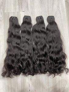มัดผมมนุษย์หยักศกธรรมชาติสีธรรมชาติ - Product Image 4