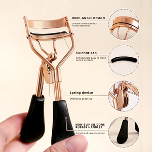 Rizador de Pestañas Resistente con Agarre Ergonómico Confortable, Cabezal de Rizado de Precisión y Almohadillas de Silicona Suave para un Rizado Duradero - Product Image 3