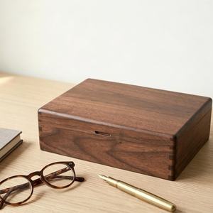 Caja de Almacenamiento de Madera Moderna y Duradera con Tapa (24.5x17x7.5 cm) para Joyas, Accesorios y Organización de la Sala de Estar - Product Image 4