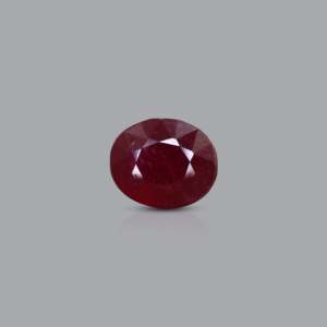 Oval Cut 3.1 Carat Natural Ruby Loose Gemstone for Fine Jewelry - Product Image 1