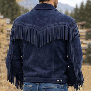 2026 Fashion Casual Motorcycle Warm Coat <b>Suede</b> Winter Men Leather <b>Jackets</b> Fashion Wholesale Leather <b>Jacket</b> For Men - Product Image 2