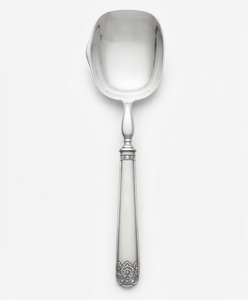 Cuchara de Servir Clásica de Acero Inoxidable con Mango Largo, Acabado Pulido Espejo, Diseño Duradero para Bodas y Eventos - Product Image 1