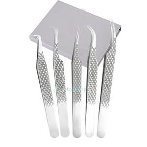 Pince à cils personnalisée à marque privée, outil en acier inoxydable, pince à cils de haute qualité pour les experts en beauté - Product Image 5