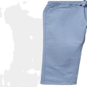 Pantalones Chinos Vintage de Pierna Recta para Niños con Cintura Elástica Ajustable, Color Azul Grisáceo Lavado, 100% Algodón - Product Image 3