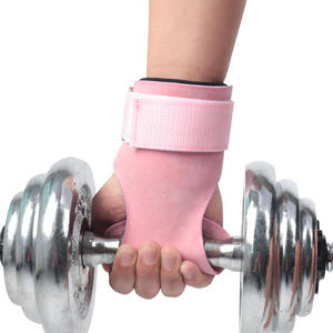 Sangles de poignet en microfibre avec logo personnalisé, poignées de musculation pour la gymnastique avec protection de la paume rembourrée pour une utilisation en extérieur - Product Image 5
